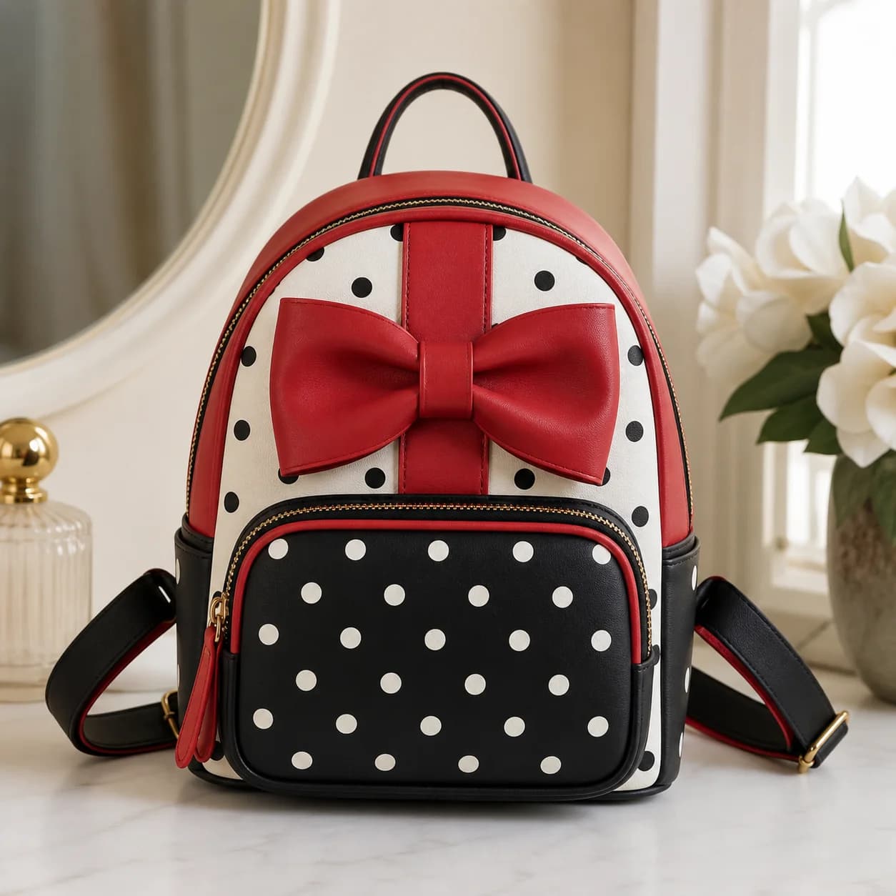 Loungefly Disney Minnie Mouse Bow Mini Backpack