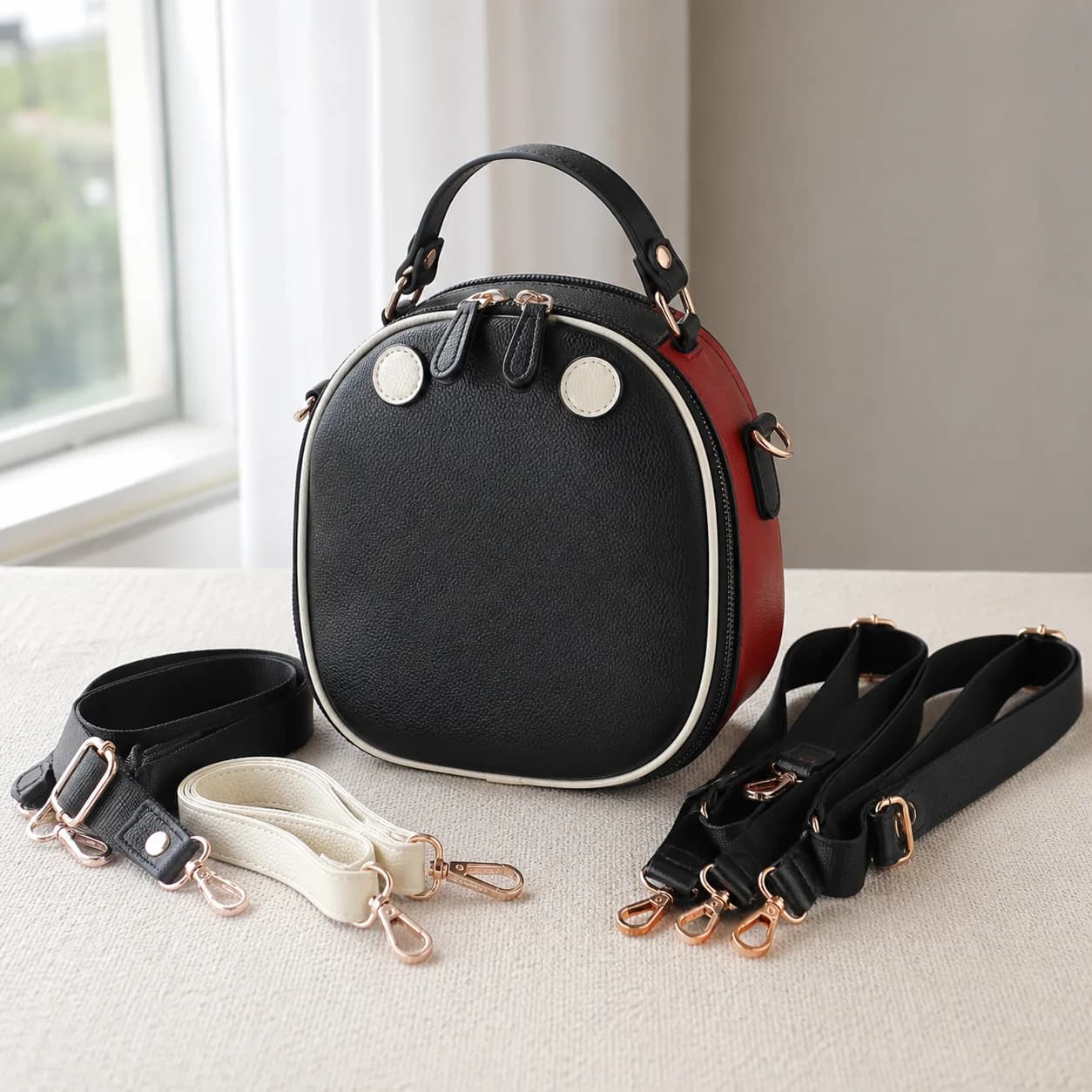 Loungefly Mickey Checkered Convertible Mini Backpack